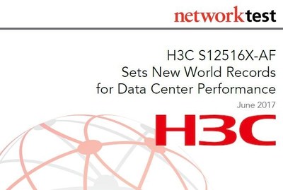Innovation in China takes lead in the globe, New H3C sets new world record for switch performance