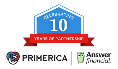 Answer Financial and Primerica - 10 Years Of Partnership