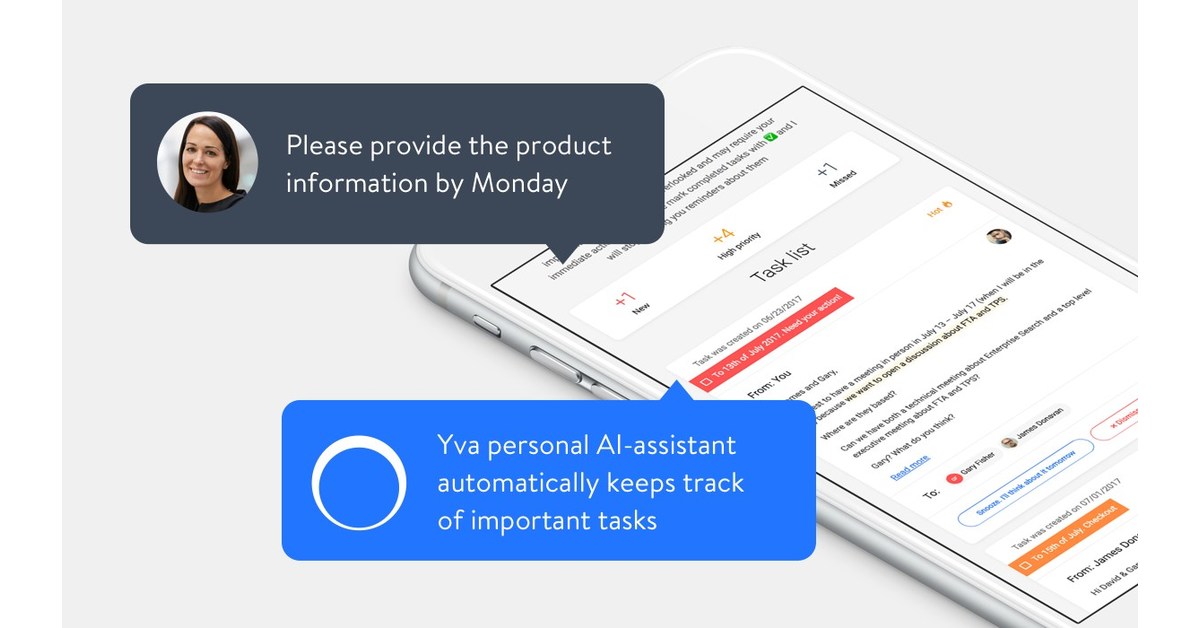 Yva.ai, a new AI personal assistant, automatically keeps track of your