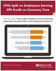 LEARNING ON THE CLOCK? CFOs Mixed on Letting Workers Earn Continuing Education Credits During Business Hours