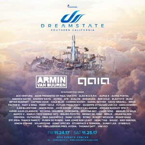 Insomniac Reveals Official Lineup for 3rd Annual Dedicated Trance Festival, Dreamstate SoCal