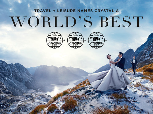 Crystal River Cruises and Crystal Yacht Expedition Cruises earn top accolades from Travel + Leisure. In the lauded magazine’s 2017 “World’s Best Awards,” Crystal River Cruises was voted “Best River Cruise Line” and Crystal Yacht Expedition Cruises was voted “Best Small-Ship Ocean Cruise Line.”