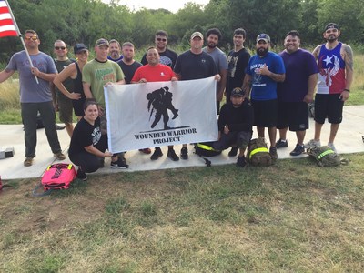 Wounded veterans recently undertook a ruck march, as part of the physical health and wellness programming offered by Wounded Warrior Project.