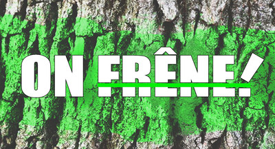 Logo : On Frne! (Groupe CNW/Conseil de l'industrie forestire du Qubec)