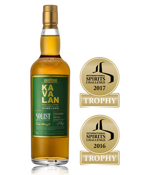 Kavalan wins International Spirits Challenge 'Trophy' twice in a row