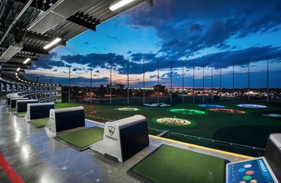 Topgolf tee line and outfield in Centennial, CO (PRNewsFoto/Topgolf)