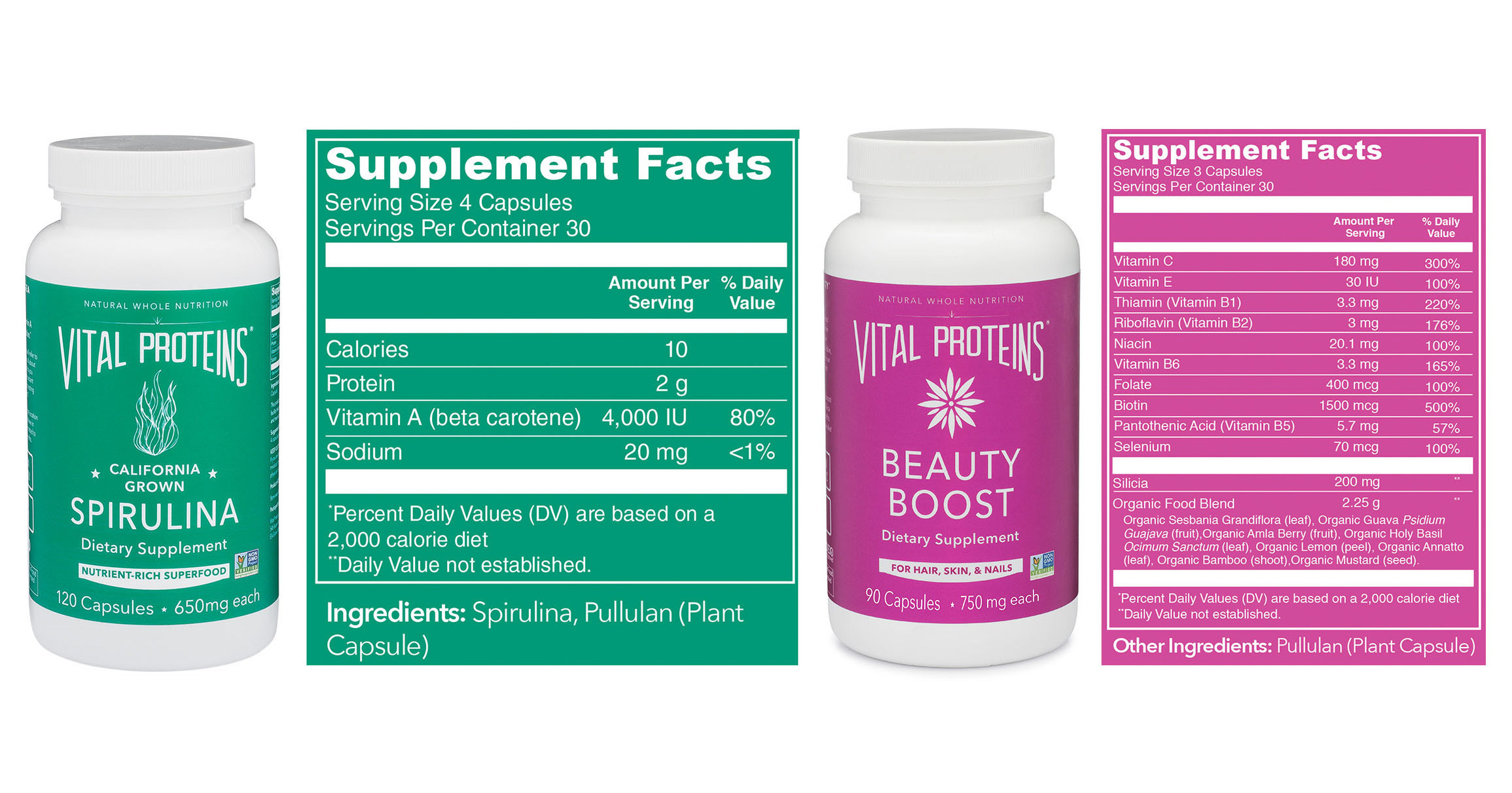 Vital Proteins Goes Vegan with Release of Spirulina and Beauty Boost Capsules