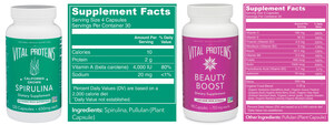 Vital Proteins Goes Vegan with Release of Spirulina and Beauty Boost Capsules