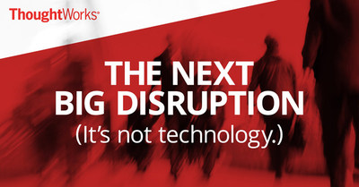 "The Next Big Disruption: Courageous Executives", features insight from Fortune 500 C-Suite executives in the US, UK, Australia, and India and the findings underscore the critical role technology plays in business strategy, from navigating the chaos of digital transformation to how they’re setting their business up for future success. To download the report visit www.thoughtworks.com/courage