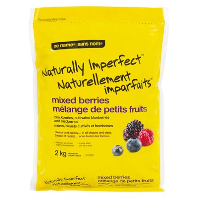 no name® Naturally Imperfect frozen mixed berries (CNW Group/Loblaw Companies Limited)