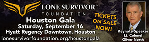 Lone Survivor Foundation Announces Lt. Col. Oliver North as Gala Keynote