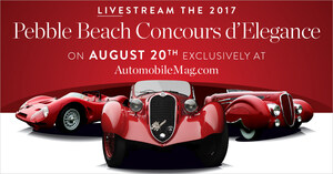 Pebble Beach Concours d'Elegance® and AUTOMOBILE Announce Pebble Beach Concours Livestream Presented by Michelin