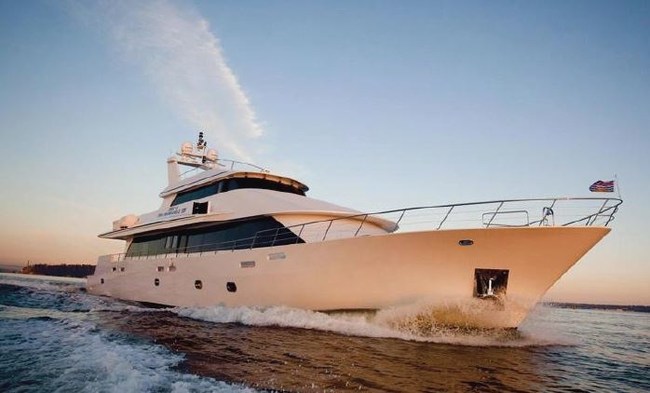125 foot super yacht rented by BudTrader.com for San Diego Comic-Con.
