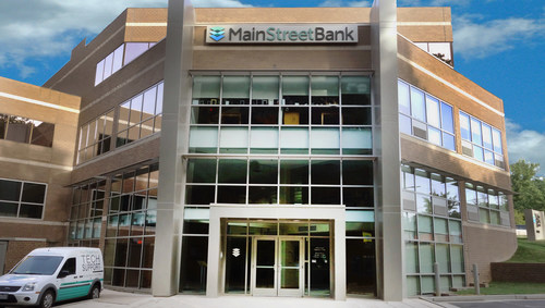 MainStreet Bank Headquarters 10089 Fairfax Blvd Fairfax, Virginia  22030 (PRNewsfoto/MainStreet Bancshares, Inc.)