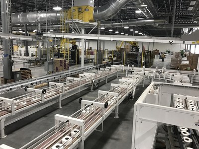 Nouvelle usine Cascades de conversion de papier tissu en Oregon. (Groupe CNW/Cascades Inc.)