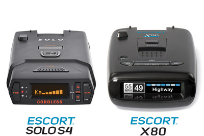 ESCORT SOLO S4 and ESCORT X80 Radar / Laser Detectors