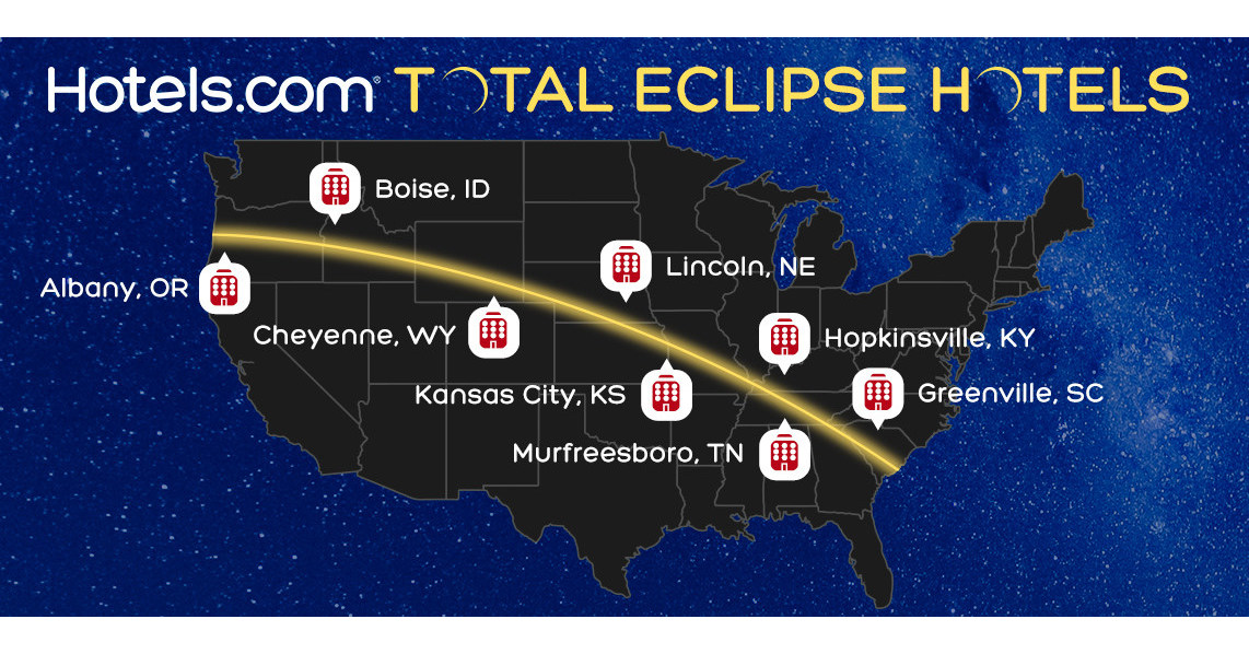 Hotel Searches Increase In Anticipation Of The Eclipse Of A Lifetime