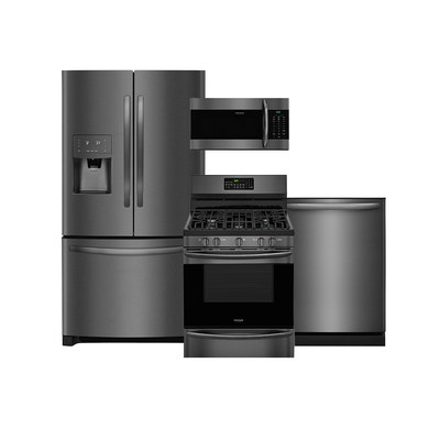The New Frigidaire Gallery® Smudge-Proof Black Stainless Steel Collection Provides Time-Saving Benefits and Sophisticated Style for Any Kitchen