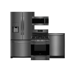 The New Frigidaire Gallery® Smudge-Proof™ Black Stainless Steel Collection Provides Time-Saving Benefits And Sophisticated Style For Any Kitchen