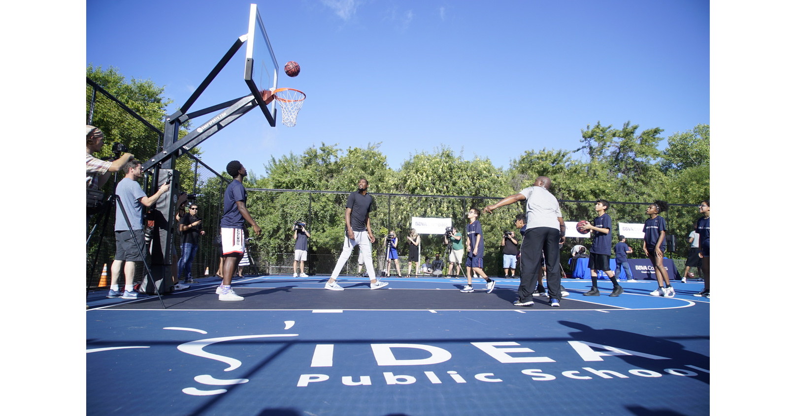 NBA All-Star Kevin Durant makes surprise appearance at Austin's IDEA  Rundberg as part of BBVA Compass' Summer of Opportunity