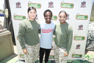 Caleb McLaughlin (Netflix's Stranger Things) celebrates the launch of MGA Entertainment's new collectible brand "Awesome Little Green Men" with Marines and kids from military families at The Paintball Park at Camp Pendleton before heading to San Diego Comic Con.
Photo Credit: Randy Shropshire//Getty Images for MGA Entertainment (PRNewsfoto/MGA Entertainment)