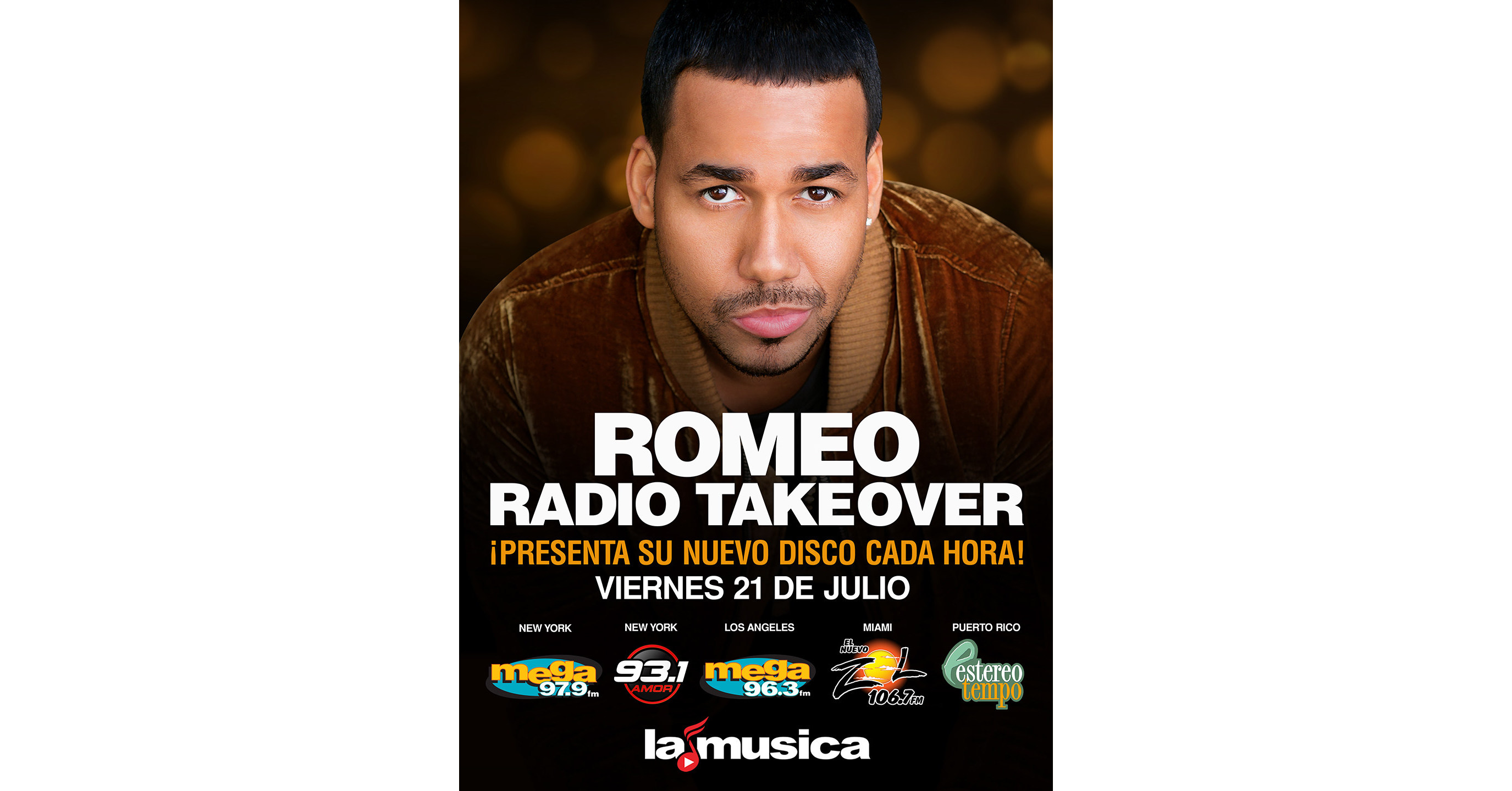 Spanish Broadcasting System estrena exclusivamente el álbum de Romeo