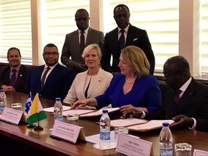 Présence du Québec en Afrique - Le Québec s'établit en Côte d'Ivoire