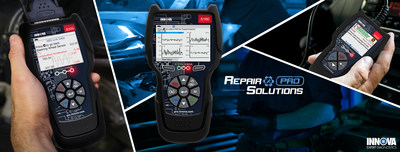 Innova Electronics, Corporation launches its new INNOVA CarScan® line of professional on-board diagnostic (OBD) tools designed by professional automotive technicians to help techs of all levels streamline repairs on today’s vehicles. Also now featuring RepairSolutions® Pro online and app-based diagnostic guidance. For more information, visit http://pro.innova.com/.