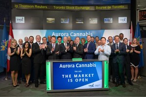 Aurora Cannabis Inc. Opens the Market