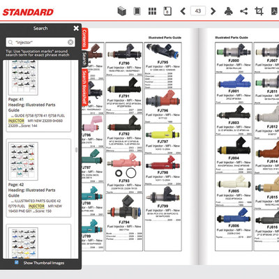 The Standard® Interactive Buyer’s is a powerful new tool for searching Standard® parts.