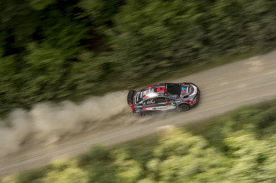 Subaru Driver Travis Pastrana Wins Dramatic New England Forest Rally