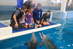 Dolphin Tale Movie Stars Surprise a Special Child