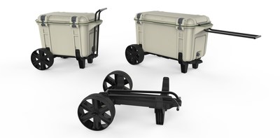OtterBox introduces All-Terrain Wheels as an accessory for Venture Coolers at Outdoor Retailer Summer Market 2017.