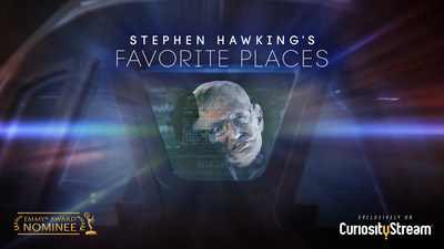 Join Commander Hawking on a unique and personal cosmic journey in "Stephen Hawking's Favorite Places," available to watch now on CuriosityStream.