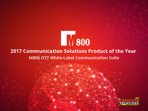 TMC names M800 Limited a 2017 Communications Solutions Products of the Year Award Winner