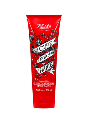 Kiehl's Limited Edition Ultimate Strength Hand Salve benefits amfAR, The Foundation for AIDS Research. 100% of purchase price from the sale of this product, up to $25,000, will benefit amfAR. The Limited Edition Ultimate Strength Hand Salve is $28.50 at all Kiehl’s retail stores, Kiehls.com and specialty stores nationwide.