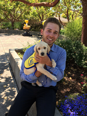 19-Year-Old NASCAR Driver Helps Give a Dog a Job