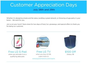 Christmas in July? C Spire schedules "customer appreciation days" on July 28-29