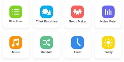 The eight initial tools in ClassDojo's Toolkit