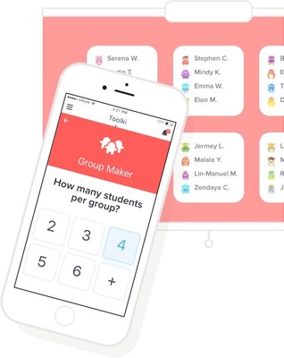 ClassDojo's Toolkit "Group Maker" tool