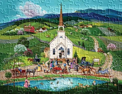 Spring Wedding – Springbok Puzzle to Remember