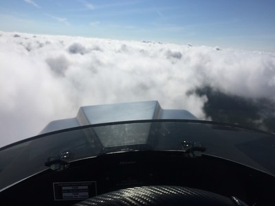 SkyRunner above the clouds. Photo courtesy of SkyRunner.