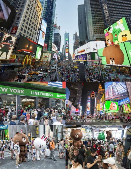 LINE FRIENDS, one of the world’s fastest-growing character brands, opens its flagship store in New York City on August 1, 2017