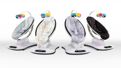 The NEW mamaRoo4 is the only infant seat that ‘moves like you do,’ and includes an updated user interface, four new modern fabric designs, and interactive reversible toy balls complete with a crinkle ball, rattle, and reflective mirror.