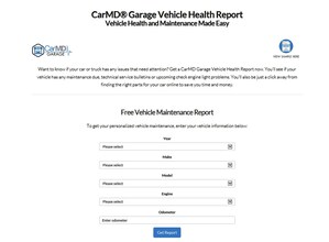CarMD Launches Its CarMD® Garage Online Service for Vehicle Owners, Used Car Shoppers and Automotive Industry Partners