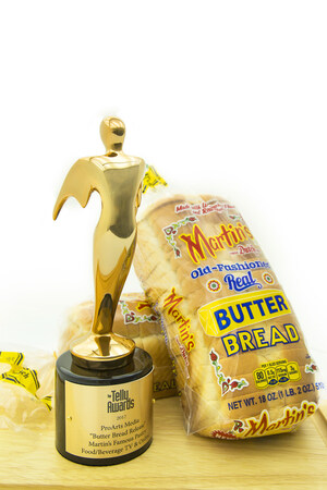 Martin's Old-Fashioned Real Butter Bread Creatives Receive Telly Awards