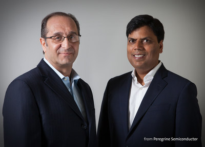 Peregrine Semiconductor announces two new executives. Keith Bargroff (left) was named Peregrine’s vice president of engineering, and Sumit Tomar (right) was named vice president of product marketing.