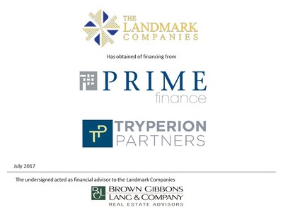 Brown Gibbons Lang & Company Real Estate Advisors  Completes Financing for The Landmark Companies in the Acquisition of Quay 55