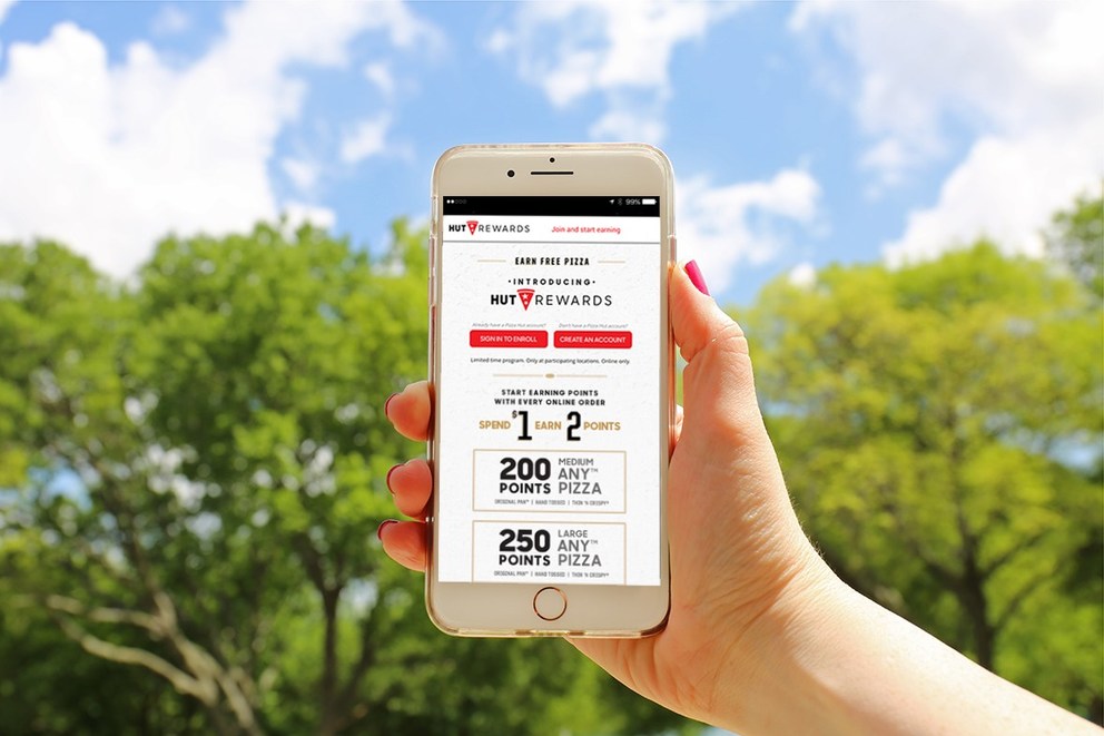 Pizza Hut Announces Hut Rewards Only National Pizza Loyalty Program That Rewards Members For Every Dollar Spent On Food Online