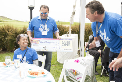Delicato Family Vineyards (Delicato) and Make-A-Wish® Greater Bay Area announced a $133,418.00 donation to send 13 children with a life-threatening medical condition on their dream vacations.  Delicato and Make-A-Wish executives presented the trips to the families in Half Moon Bay, CA on Thursday, July 27th during a celebration dedicated to the children and their families. Delicato CEO Chris Indelicato and EVP Mike Jackson present the Make-A-Wish trip and check.